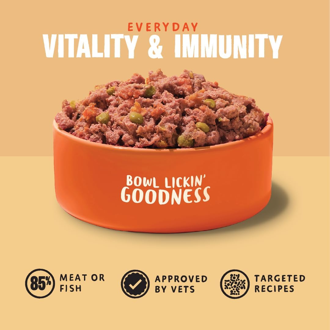 Barking Heads Wet Dog Food - Bowl Lickin' Chicken - No Artificial Flavours - Grain-Free Recipe (10 x 300 g)